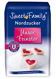 Produktbild: Sweet-Family Weißer (Feinster) Zucker - 1000g