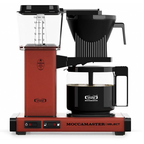 MOCCAMASTER Filterkaffeemaschine KBG Select Brick Red