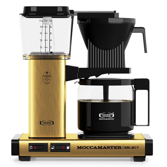 MOCCAMASTER Filterkaffeemaschine KBG Select Brushed Brass