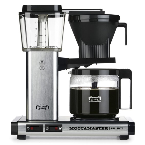 MOCCAMASTER Filterkaffeemaschine KBG Select Brushed