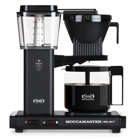 MOCCAMASTER Filterkaffeemaschine KBG Select Matt Black