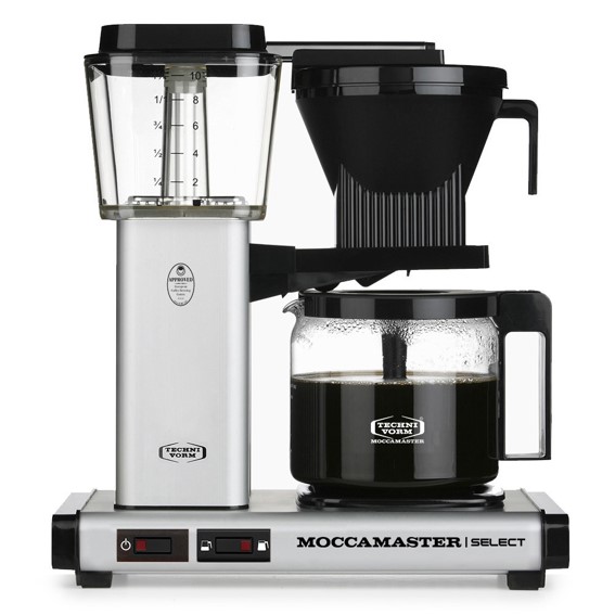 MOCCAMASTER Filterkaffeemaschine KBG Select Matt Silver