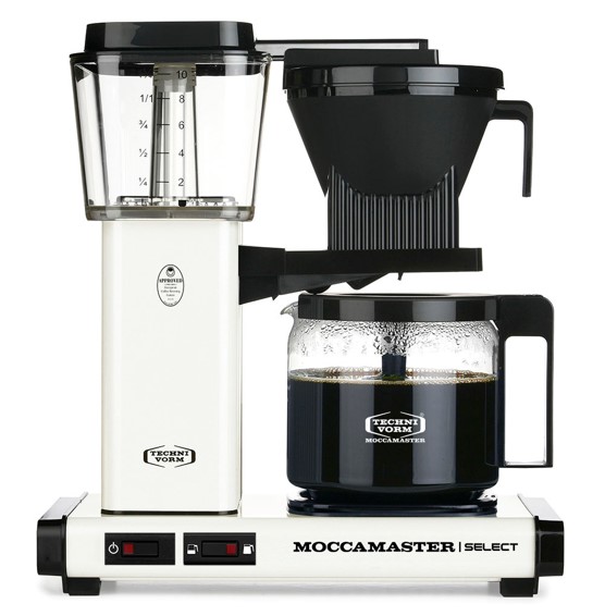 MOCCAMASTER Filterkaffeemaschine KBG Select Off-White