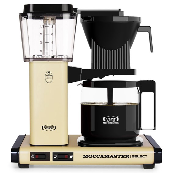 MOCCAMASTER Filterkaffeemaschine KBG Select Pastel Yellow