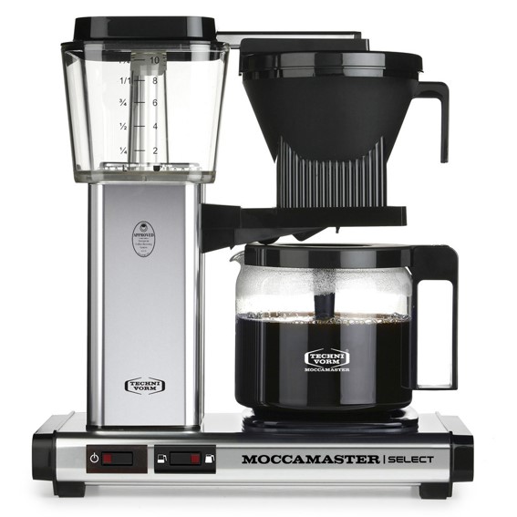 MOCCAMASTER Filterkaffeemaschine KBG Select Polished Silver