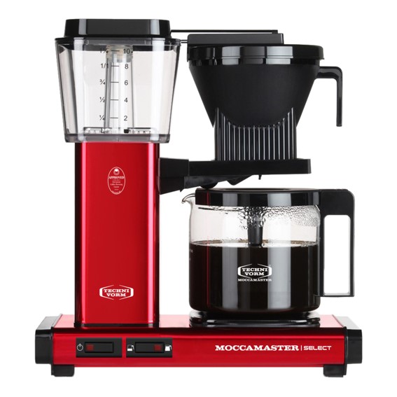 MOCCAMASTER Filterkaffeemaschine KBG Select Red Metallic